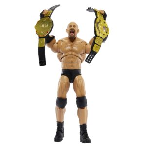 WWE Fan TakeOver Ultimate Edition Goldberg Action Figure, 6-inch Collectible with WCW Championship accessories for Ages 8 Years Old & Up [Amazon Exclusive]