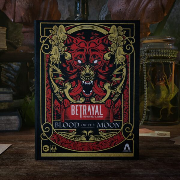 Hasbro Gaming Betrayal The Werewolf’s Journey Blood on The Moon Tabletop Board Game Expansion, Ages 12+, Requires Betrayal at House on The Hill 3rd Edition to Play