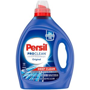 Persil Laundry Detergent Liquid, Original Scent, High Efficiency (HE), Deep Stain Removal, 2X Concentrated, 110 Loads