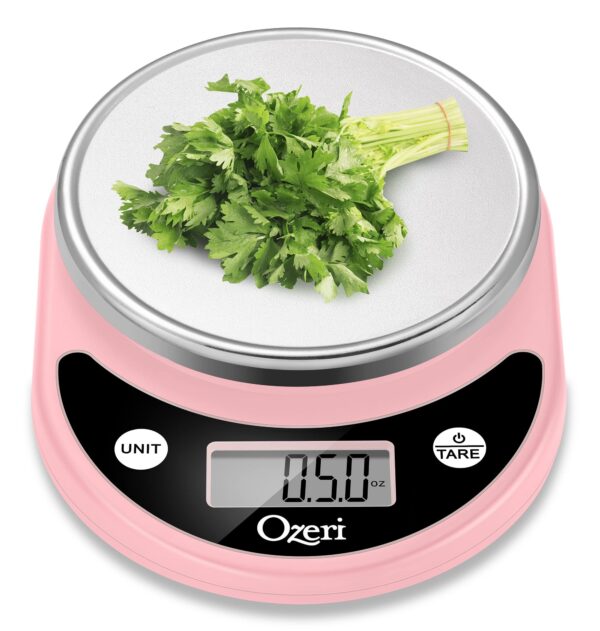 Ozeri Pronto Digital Multifunction Kitchen and Food Scale, All Black