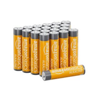 Amazon Basics 36 Pack AAA High-Performance Alkaline Batteries, 10-Year Shelf Life, Easy to Open Value Pack