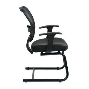 Click image to open expanded view Office Star Ventilated Manager’s Office Desk Chair with Breathable Mesh Seat and Back, Black Base, Black